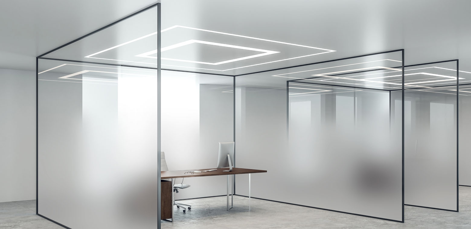 Progressive satin-finish glass partitions Madras® Nuvola. lp-05-nuvola-pareti-uffici-essential-1560x560px.jpg
