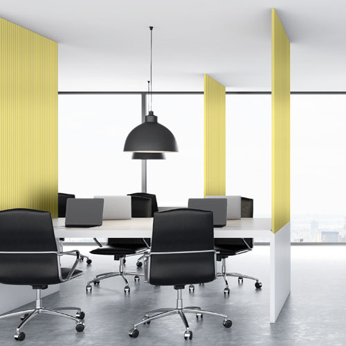 Fluid spaces modulated by colour. And by Madras® glass. news-fluido-colorato-thmb-giallo-500px.jpg