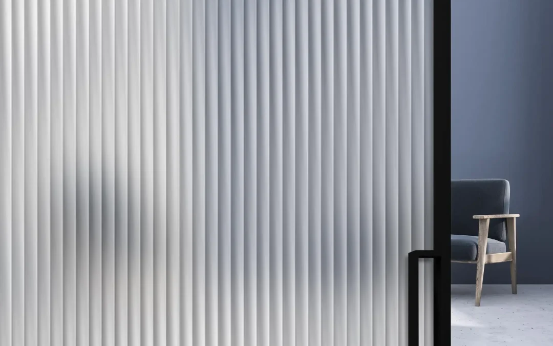 FLUIDO IS THE SATIN-FINISH GLASS WITH AN ELEGANT LINEAR 3D STRUCTURE.